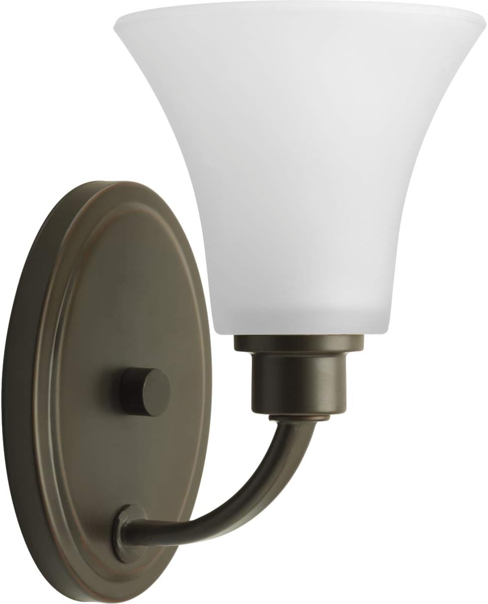 Progress Lighting P2000-20W Contemporary/Modern 1-100W Med Bath Bracket, Antique Bronze Pack of 2