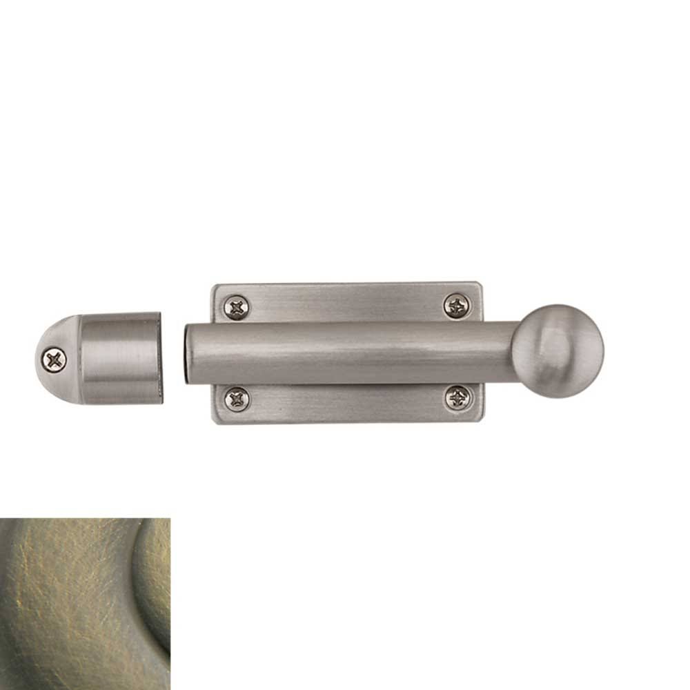 Baldwin Heavy Duty Dutch Door Bolt Satin Brass/Black