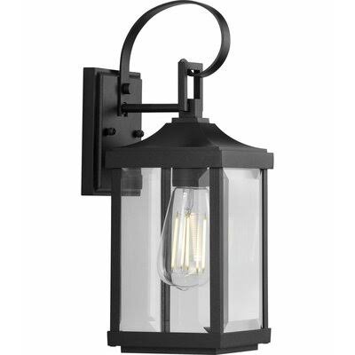 Watertown 1 - Bulb 15.13&& H Outdoor Wall Lantern Fixture Finish: Black