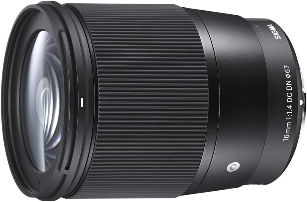 Sigma 402963 16mm f/1.4 DC DN Contemporary Lens for Micro Four Thirds, Black