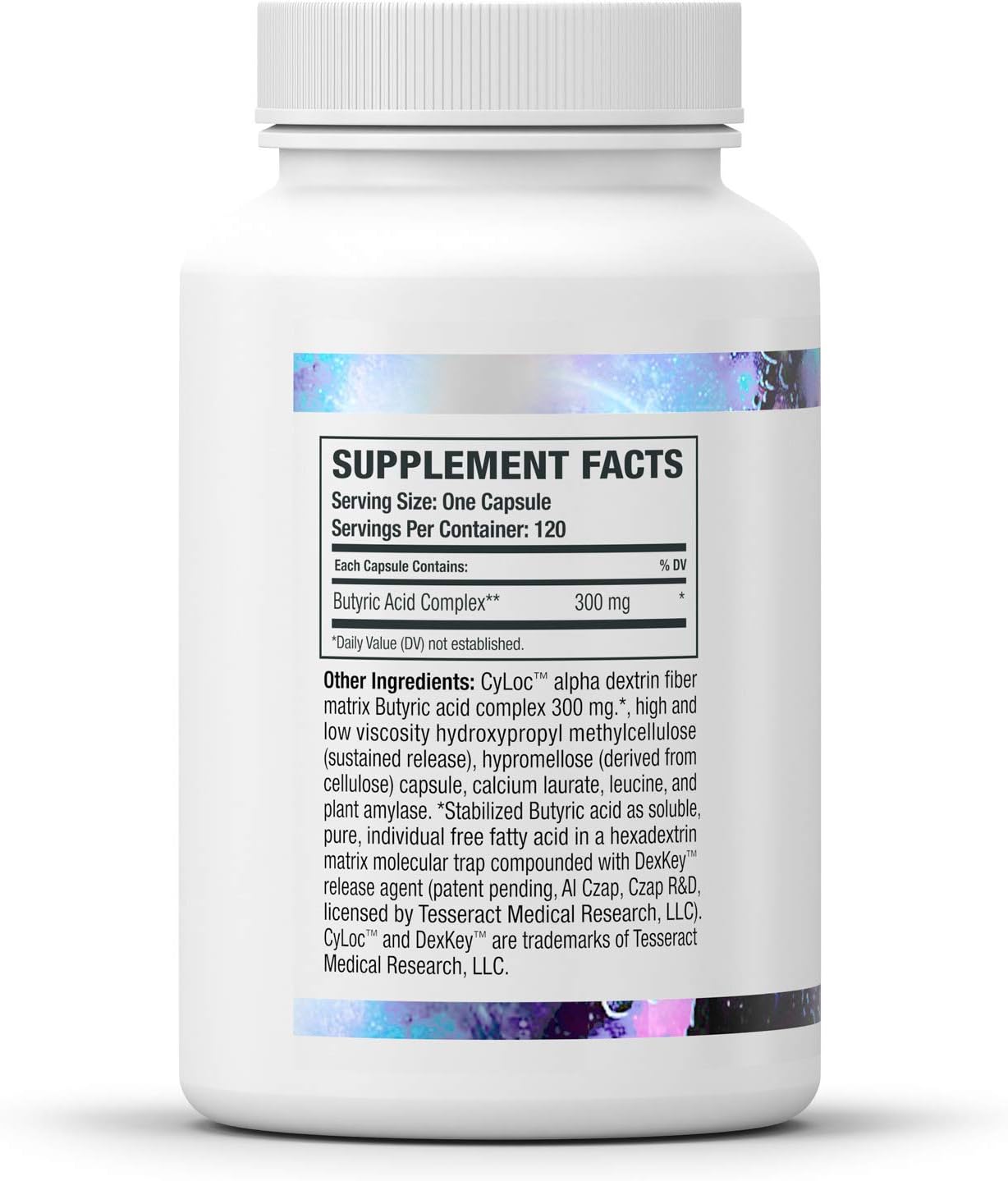 Tesseract Medical Research ProButyrate, Butyric Acid Complex 300mg Pack of 2