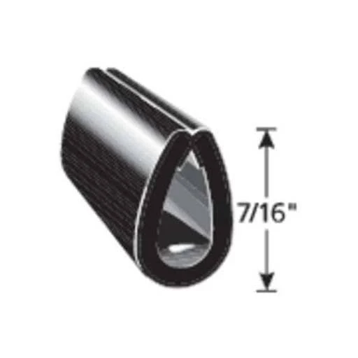 Trim Lok Inc EGB7/16-250 Edge Guard Black,7/16 in. L,250 ft.