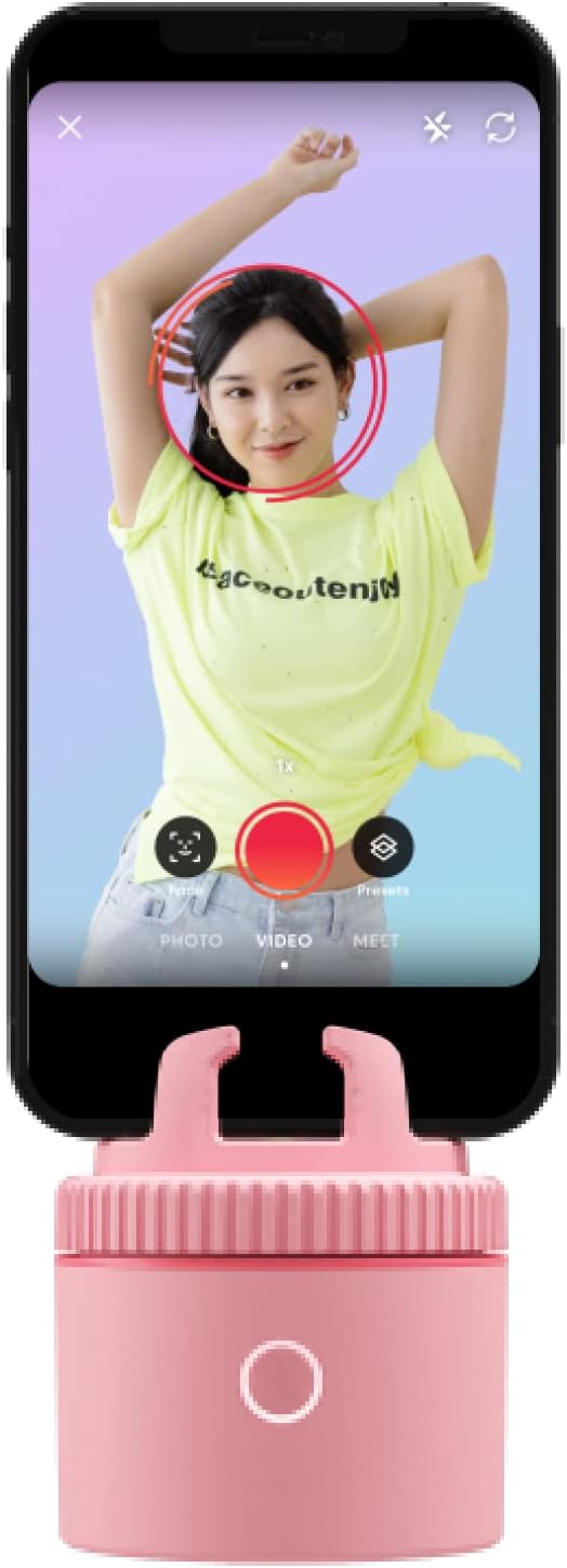 Pivo Pod Lite (Blue) - Mini Auto Tracking Phone Holder - Bluetooth Face & Body Tracking - Content Creation for TikTok & Instagram Pack of 2