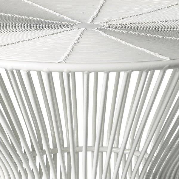 Surya Fife Accent Table White