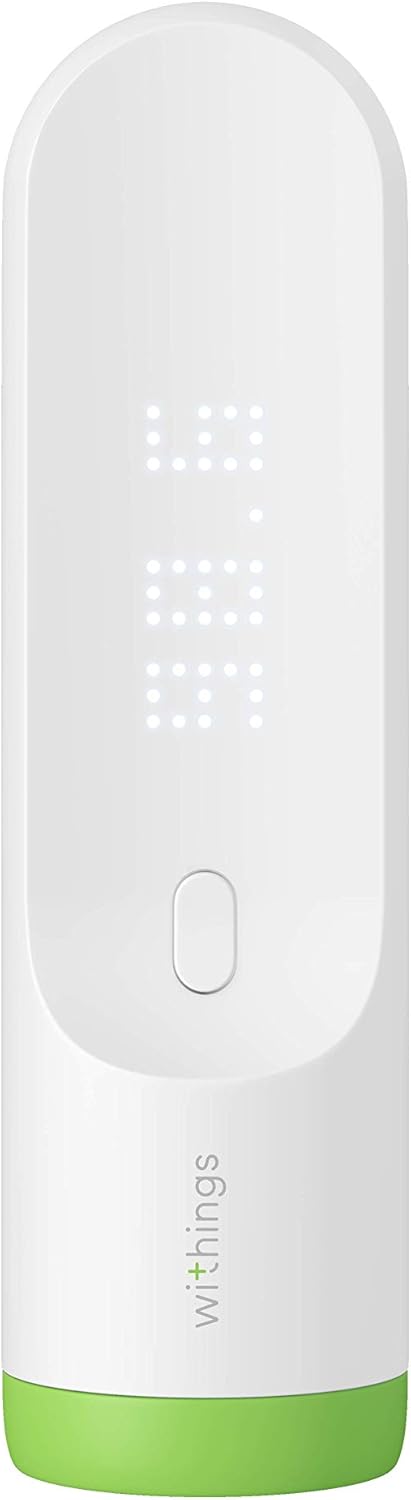 Withings Thermo &ndash; Smart Temporal Thermometer, No Contact, Suitable for Baby, Infant, Toddler & Adults, FSA- Eligible