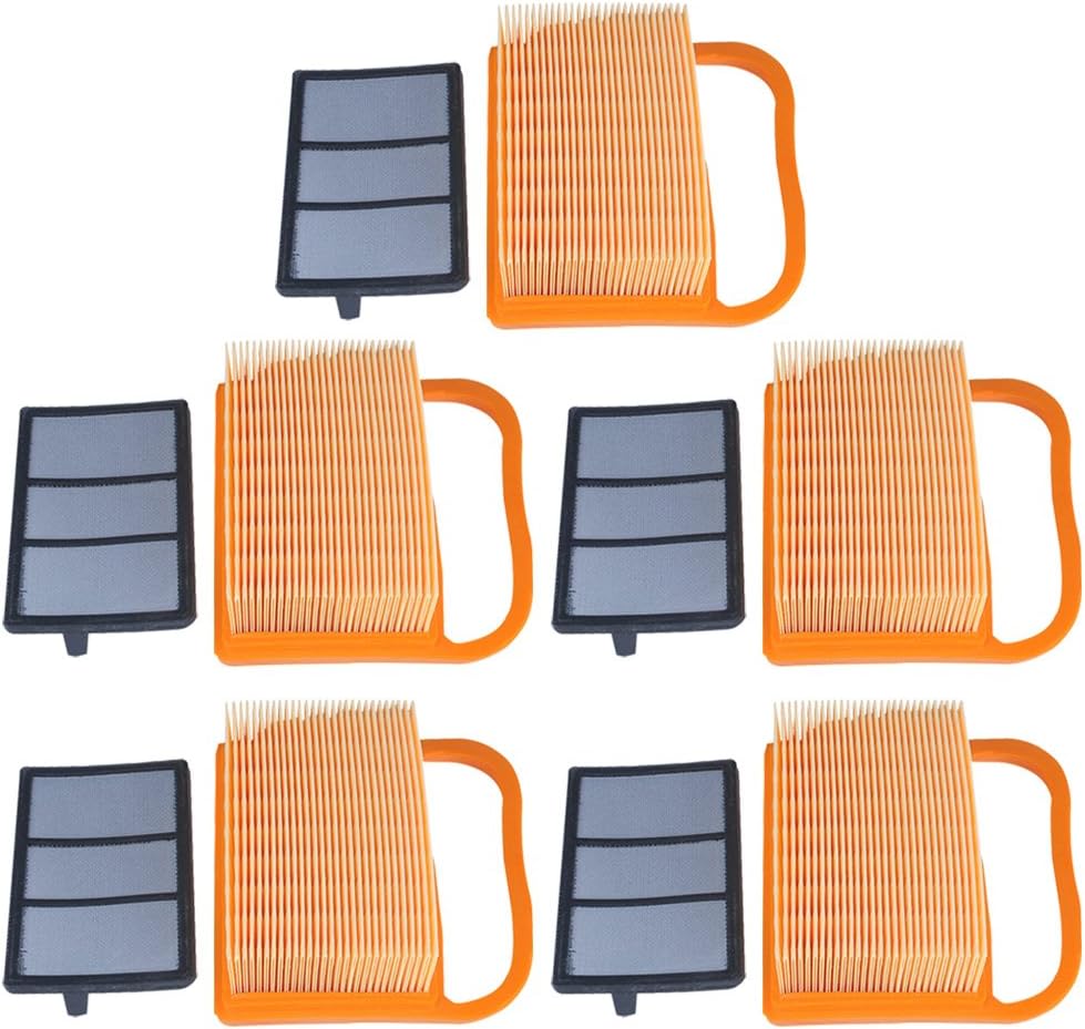 Panari (Pack of 5 Air Filter + Pre Cleaner for TS410 TS420 TS410Z TS420Z Concrete Cut Off Saw