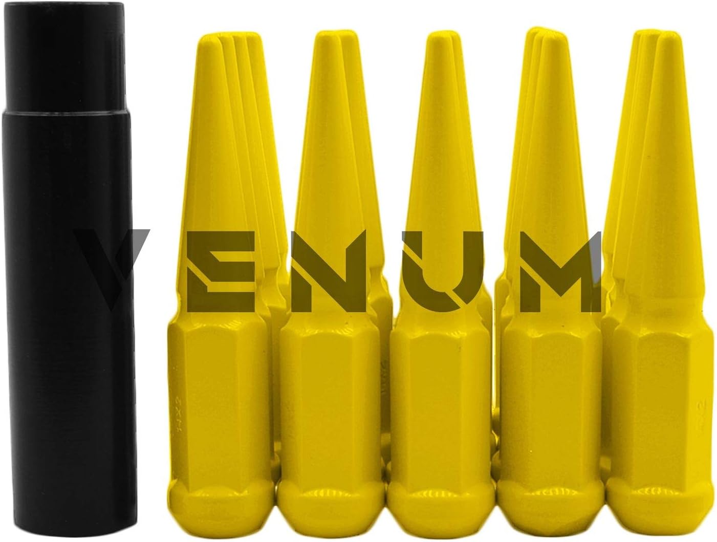 Venum wheel accessories 32 Pc Yellow Spike Lug Nuts Powder Coated | Steel | 4.5