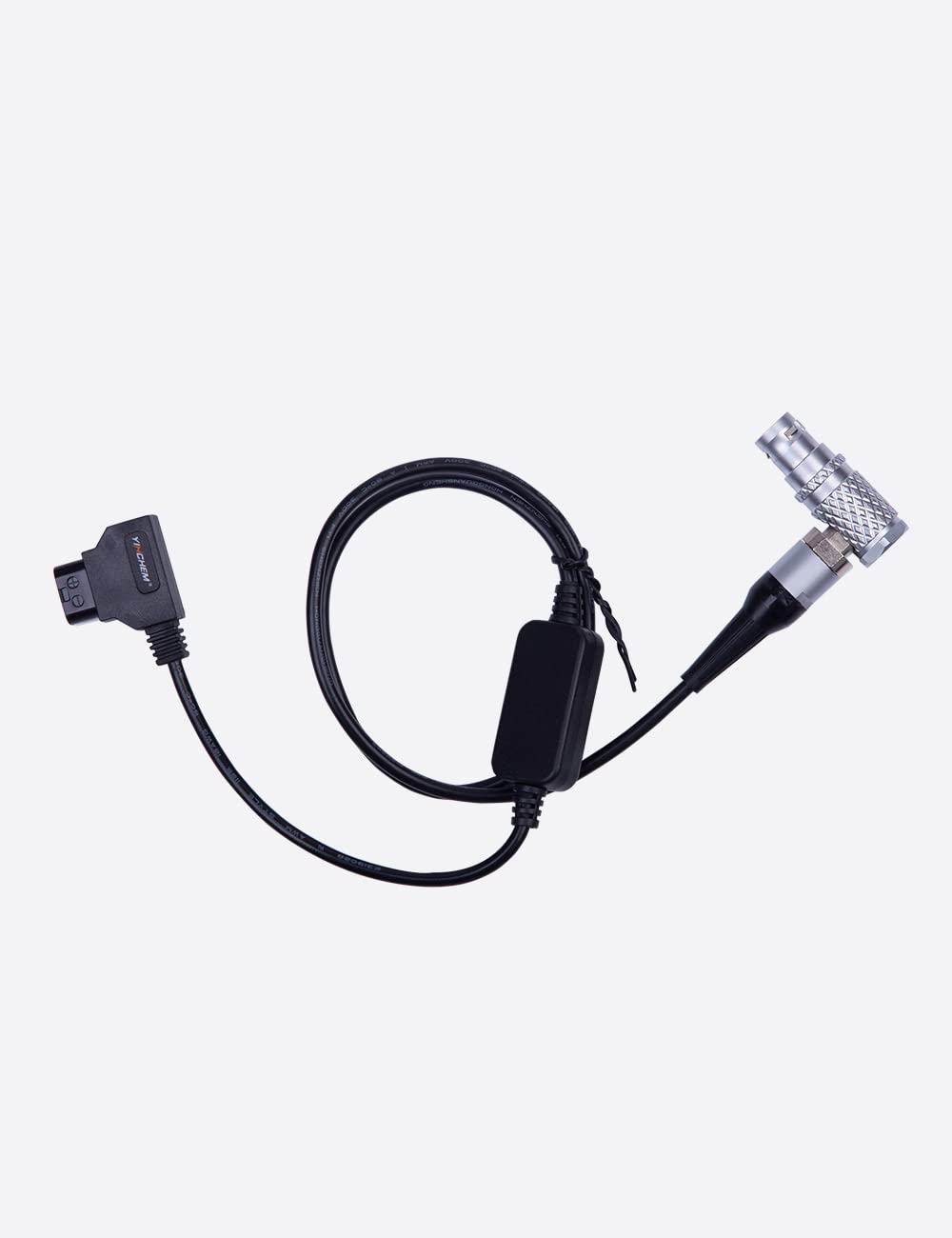 YINCHEM AC304 Safe D-Tap to 8-Pin LEMO (ARRI Alexa Mini) Right-Angle Power Cable(64cm)