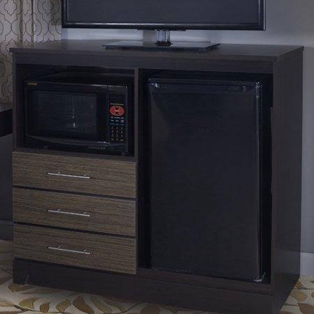 Lang Furniture Deco Combination Mini Refrigerator and Microwave Accent