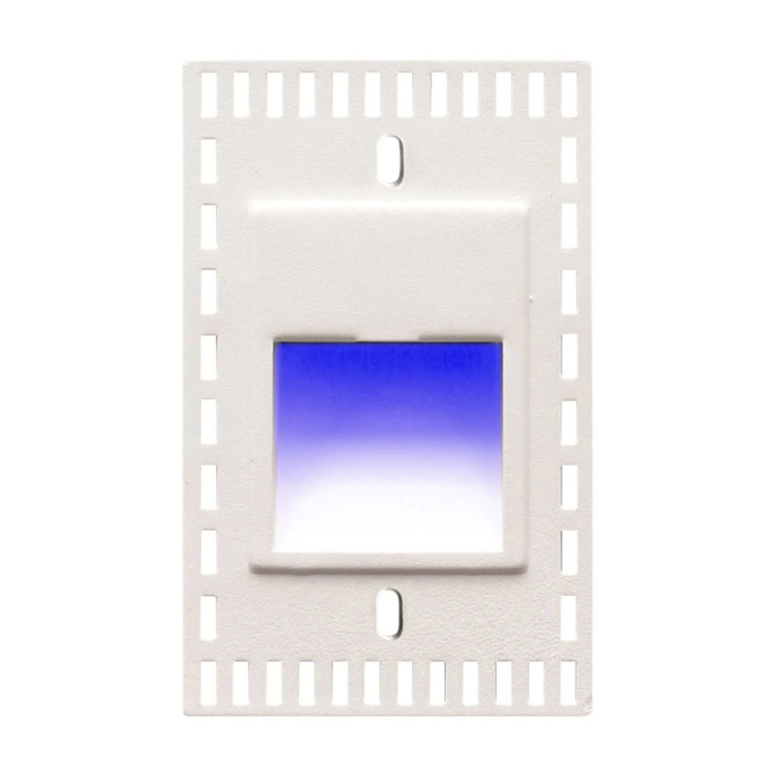 WAC Lighting WL-LED200TR-BL-WT 120V Trimless Vertical Step Light, Blue