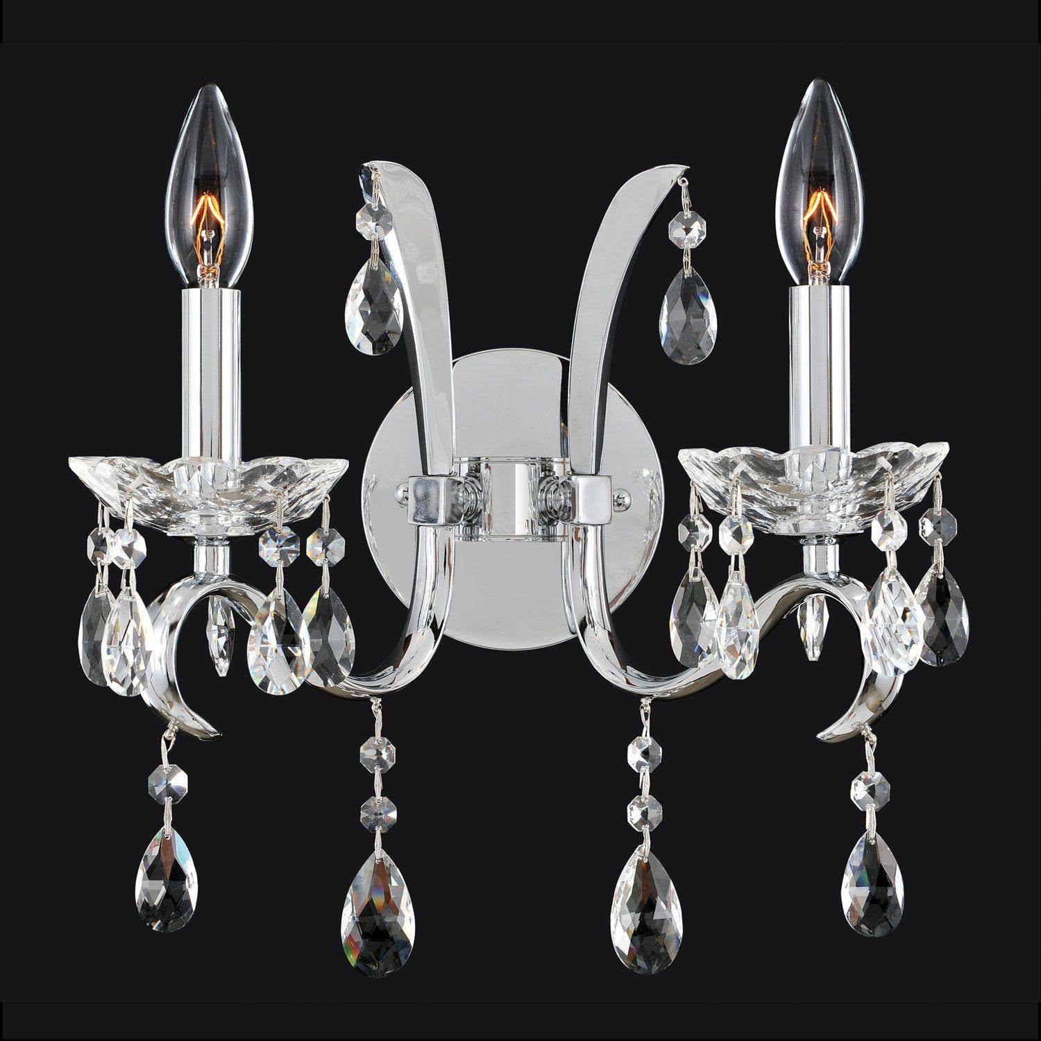 Allegri 023821-010-FR001 Catalani 2 Light Wall Bracket