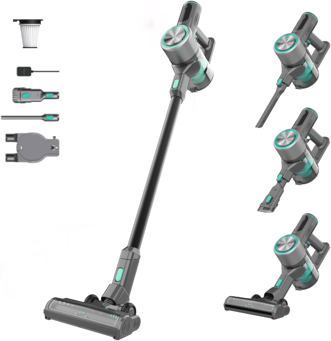 Wyze Cordless Vacuum and Handheld Vacuum for Home, Car, Pet