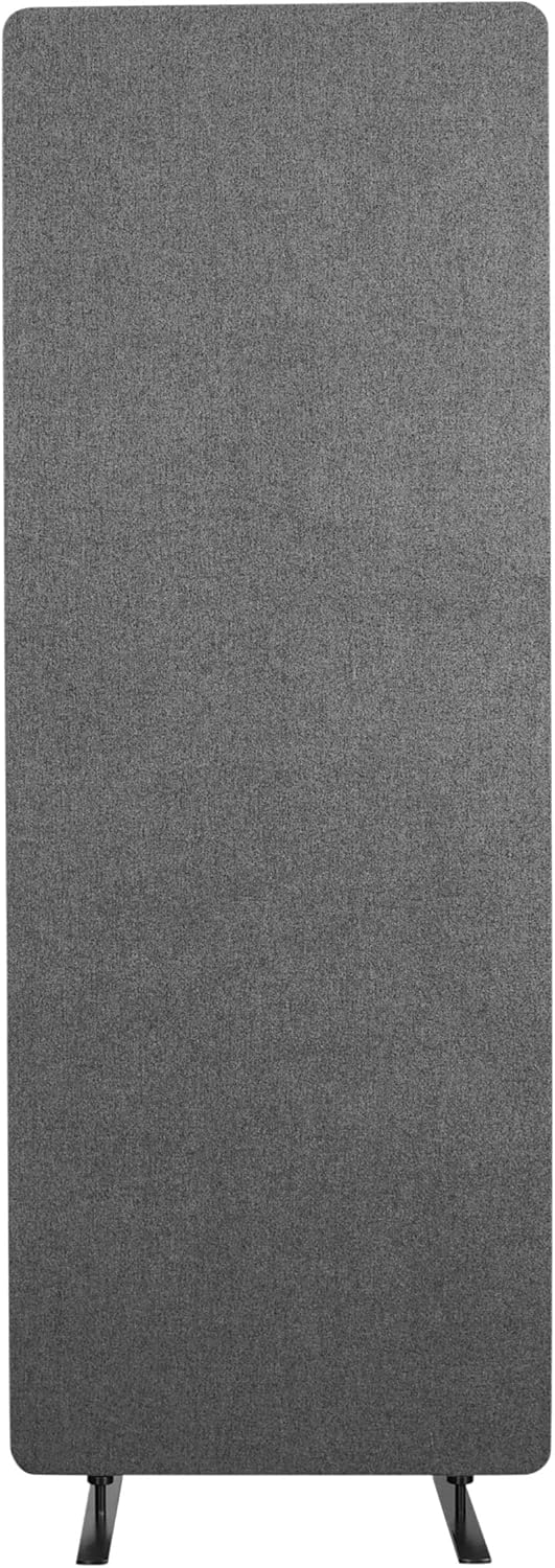 Stand Up Desk Store ReFocus Freestanding Noise Reducing Acoustic Room Wall Divider Office Partition (Ash Gray, 23.6