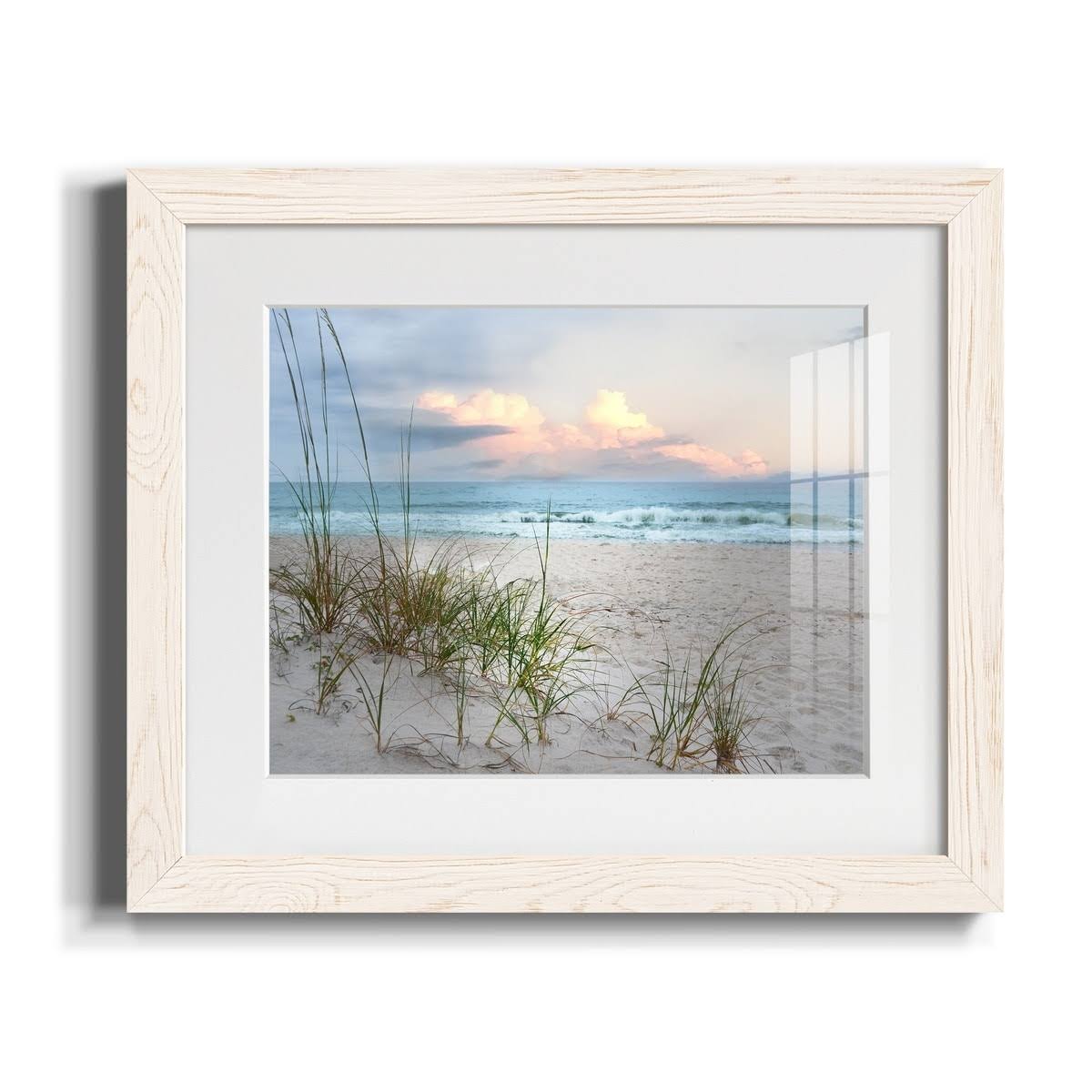 Beach Driftwood Premium Framed Print - 31X44 - Grey