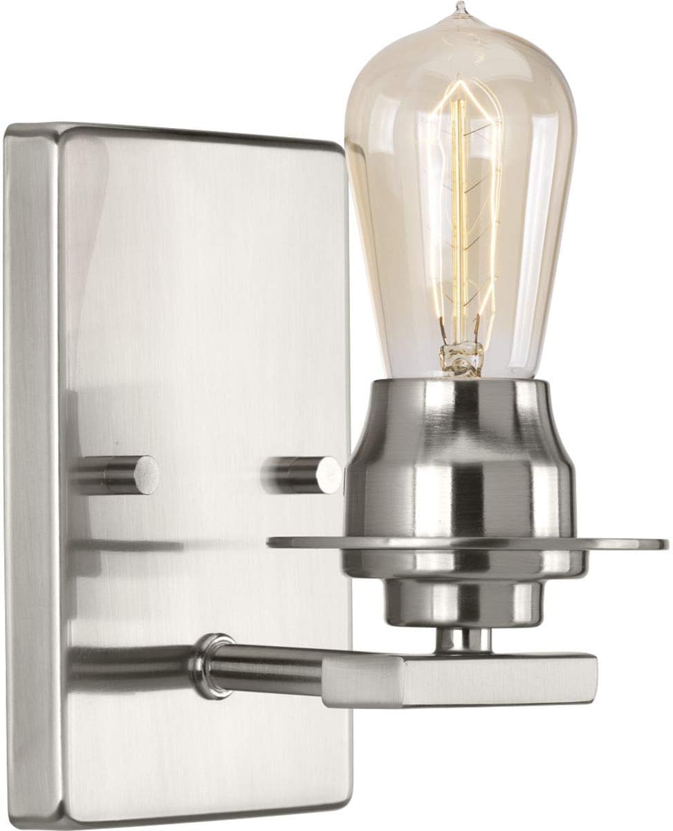 Progress Lighting P300008-009 Debut One-Light Bath, Graphite Pack of 2