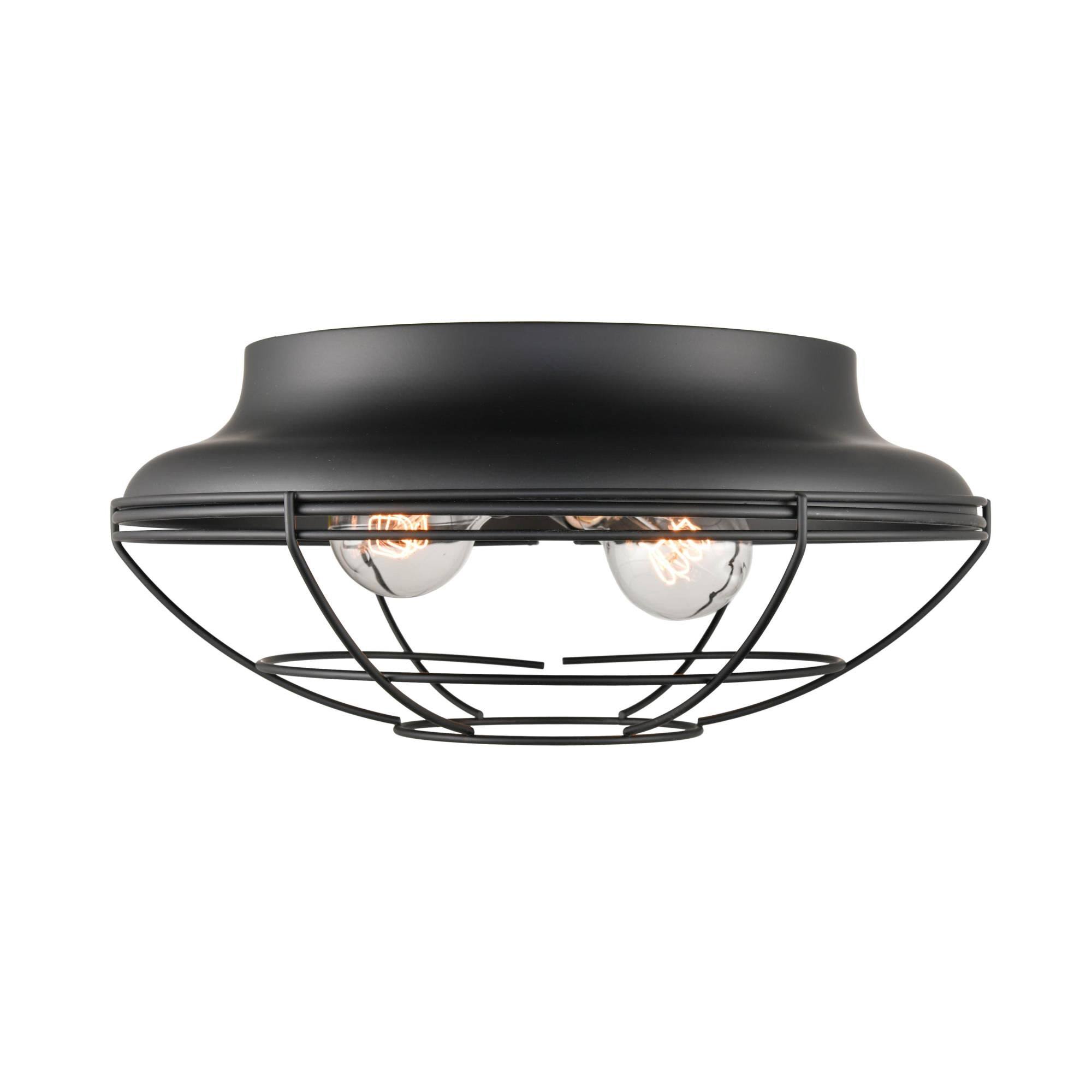 Millennium Lighting Outdoor Flush Mount in Matte Black - 5384-MB
