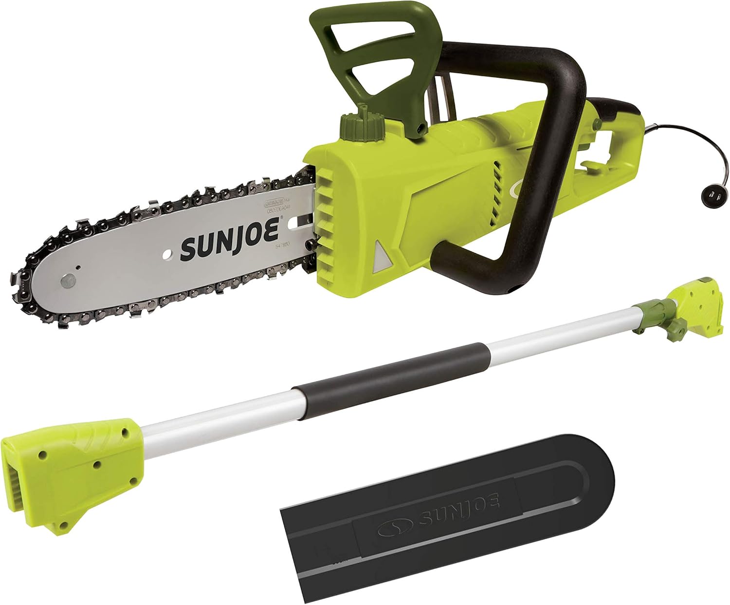 Sun Joe SWJ805E 6 Amp 2-in-1 Convertible Electric Telescoping Pole Chain Saw Pack of 2