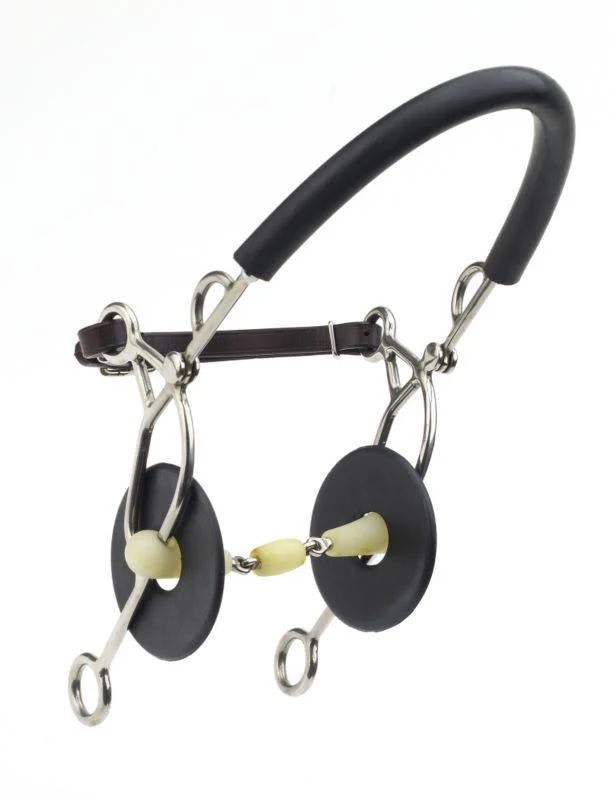 Happy Mouth Double Jointed Mouth Hackamore Bit