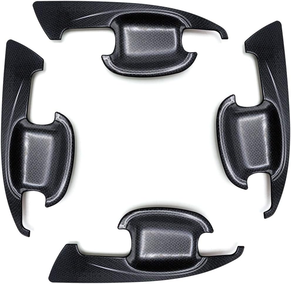 Nonstops Bowl Insert Handle Cover Carbon Black Fits Chevrolet Colorado Z71 4x2 2012 19