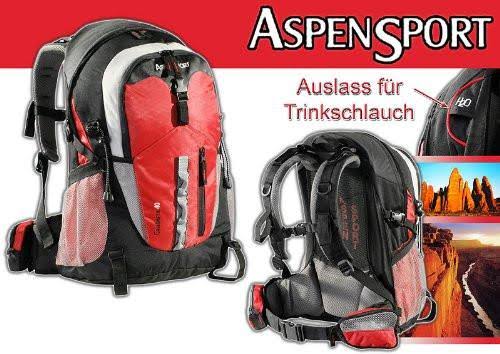 AspenSport Rucksack - 40 Litres, Red