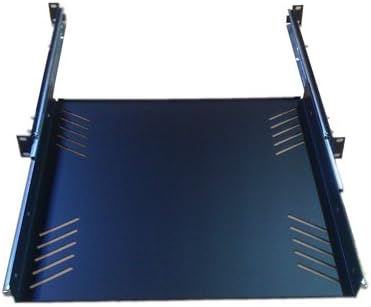 Penn Elcom R1290/1U Sliding Rack Tray (Audio, AV, IT, DJ) Equipment Shelf for 1 Rack Space up to 15 Inch Deep Pack of 2