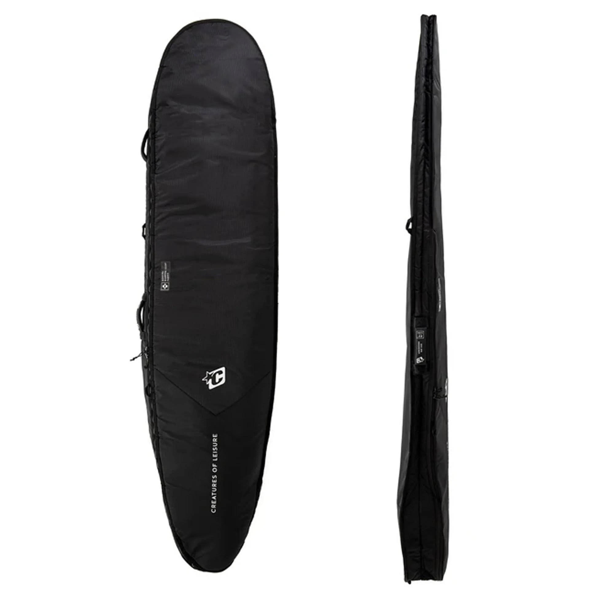 Creatures of Leisure Day Use DT2.0 Longboard Boardbag Black-Silver 9ft0in