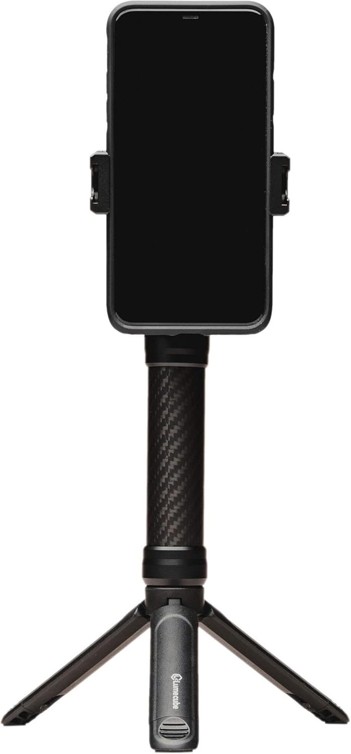 Lume Cube Mobile Creator Tripod Stand | Adjustable Smartphone Vlogger Stand, 360-Degree Rotating Phone Mount | Lightweight, Handheld or Desktop Creator Kit for Live Streaming, Video Recording Pack of 2