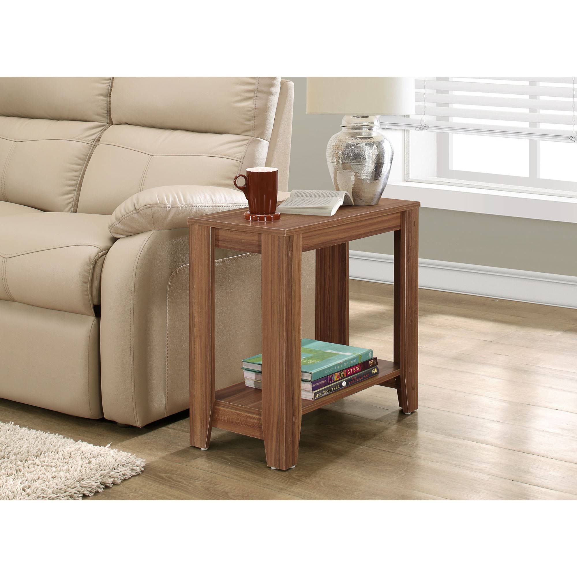 Monarch Specialties Accent Table - Walnut