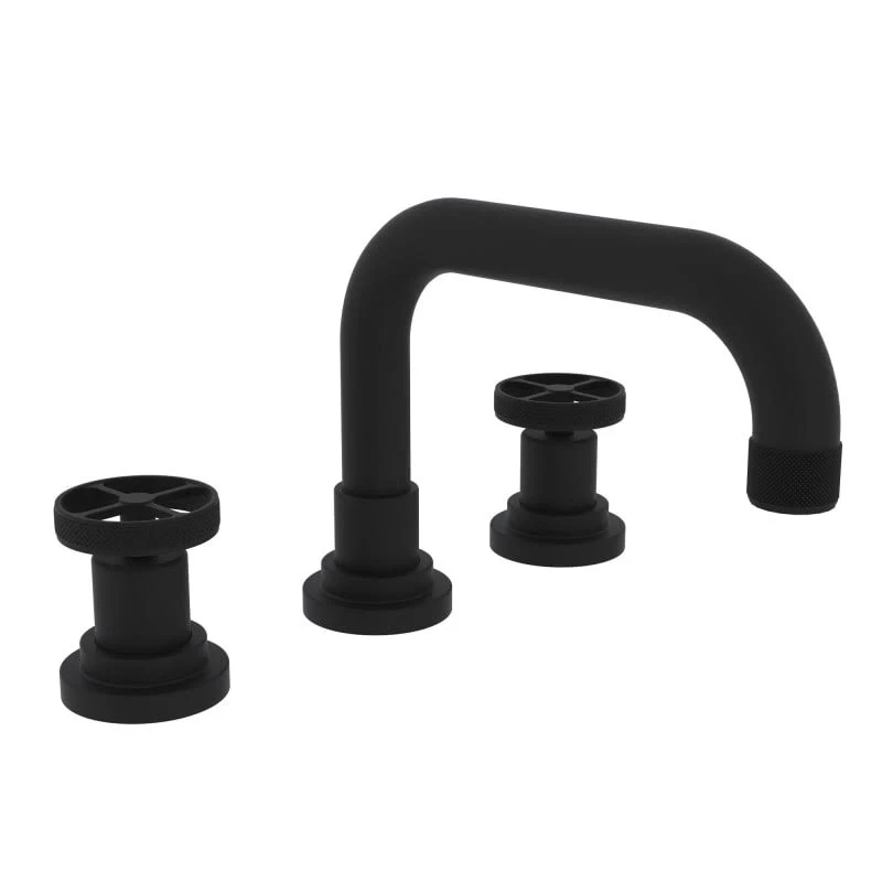 Rohl A3318IWMB-2 Campo Widespread Lavatory Faucet Finish: Matte Black