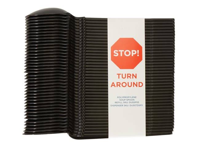 Dixie Ultra SmartStock Series-T - Soup spoon set - disposable - black (pack of 24)