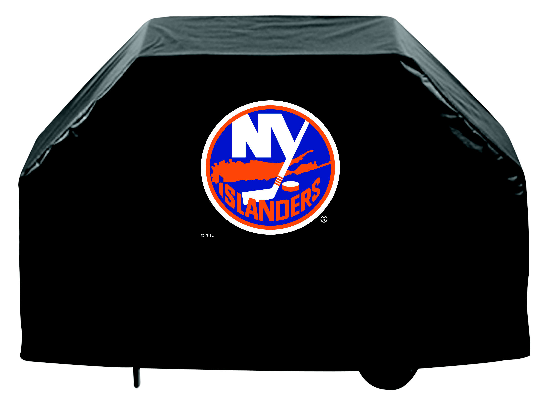 New York Islanders HBS Black Outdoor Heavy Duty Vinyl BBQ Grill Cover (72x22)