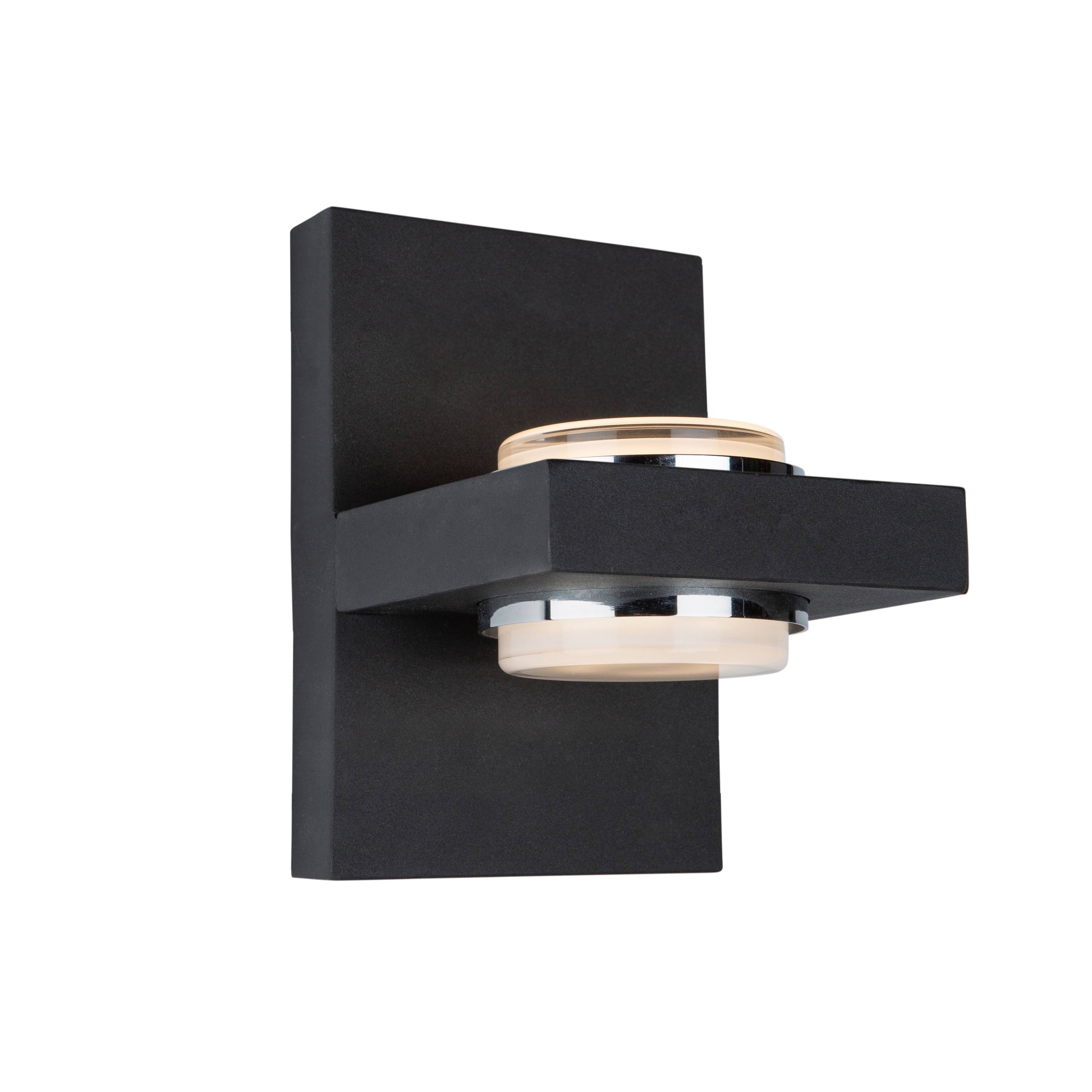 Artcraft AC7232BK Cruz LED 7 inch Matte Black Outdoor Wall Light