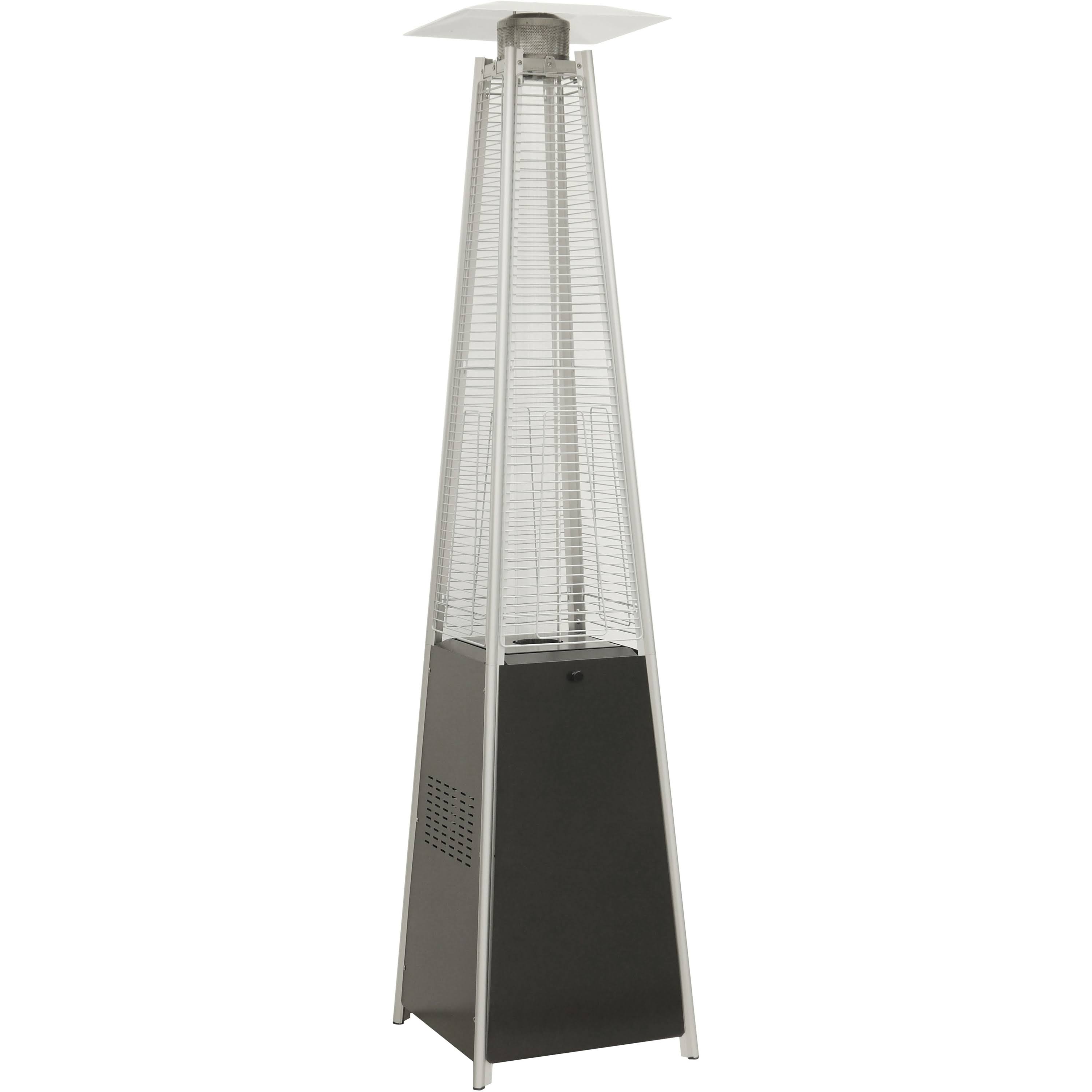 Hanover Black 7-Foot 42,000 BTU Pyramid Propane Patio Heater