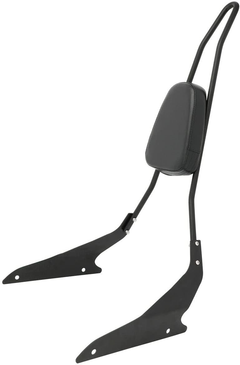 Top Valuable Sissy Bar Backrest With Comfortable Pad Compatible With Suzuki Boulevard M109R M109R2 M109RZ Limited M109R Limited Edition M109R Boss (Black)