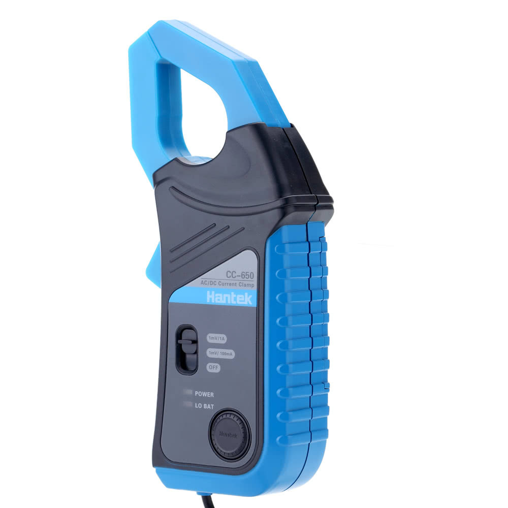Hantek CC-650 AC/DC Current Clamp Meter 400Hz Bandwidth 20mA to 650A DC with BNC Connector E0904