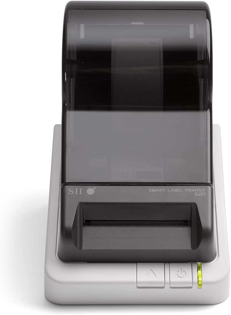 Smart Label Printer 620 - Monochrome Direct Thermal Printing | Desktop Label Printer & Software | Portable Label Print, PC/Mac, USB, 2.76in/s, 203 dpi