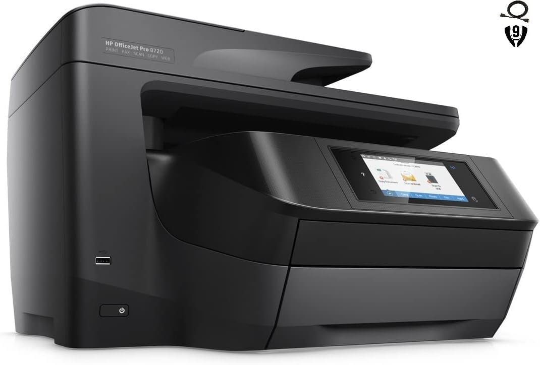 HP OfficeJet Pro 8715 All-in-One All-in-One Touch Screen Bluetooth Wireless Scanner Copier Manufacturer's Warranty Networkable Fax Duplex Black Printer
