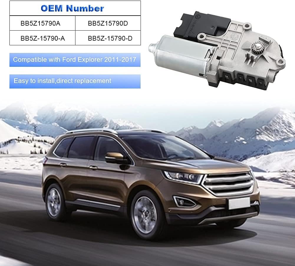 WMPHE Sunroof Motor Compatible with Ford Explorer 2011-2017 Sunroof Moon Roof Motor Replace OEM BB5Z-15790-A BB5Z15790A BB5Z-15790-D BB5Z15790D
