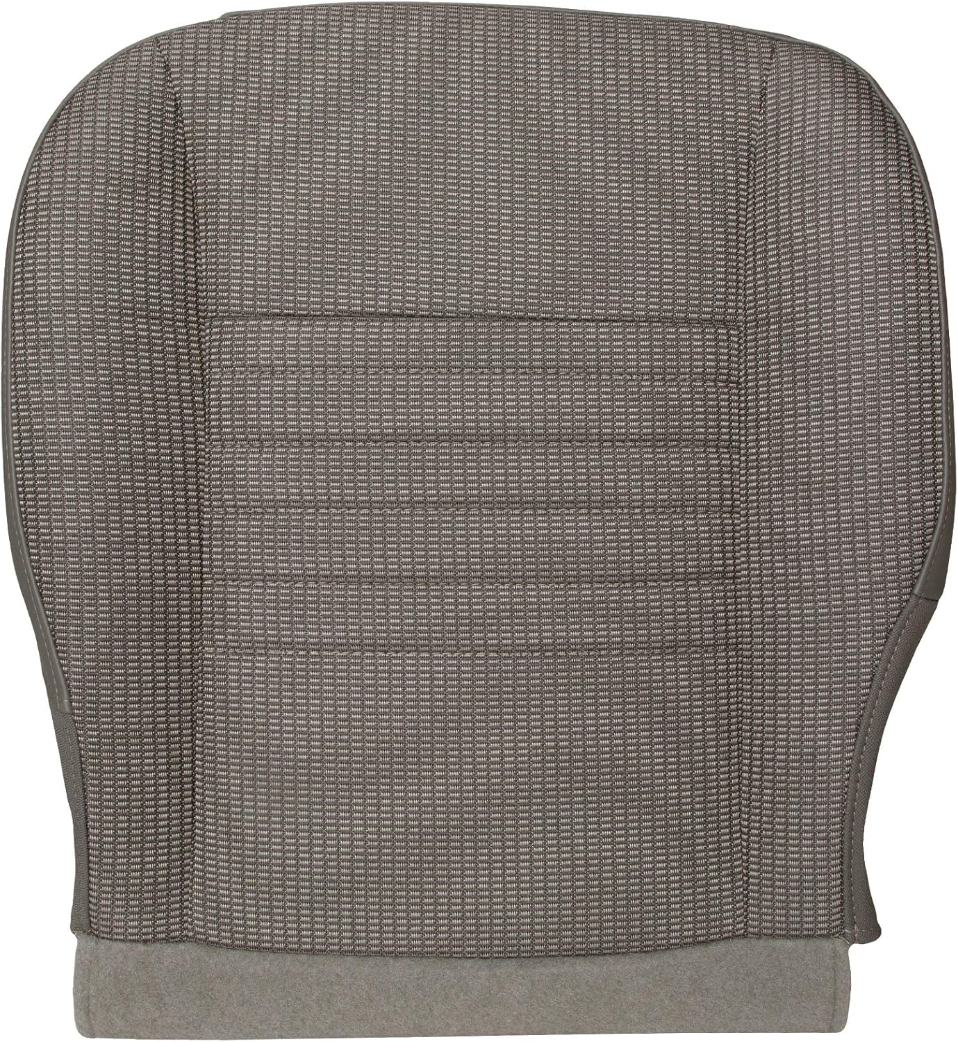 The Seat Shop Driver Bottom Replacement Cloth Seat Cover - Medium Slate Gray (Compatible with 2006-2008 Dodge Ram Work Truck ST 1500, and 2006-2009 ST 2500 and 3500)