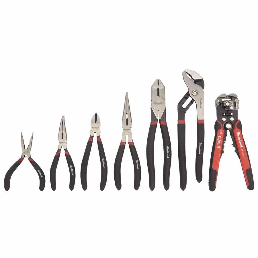 Blackhawk by Proto PT-1007S 7 Piece Electricians Pliers Set
