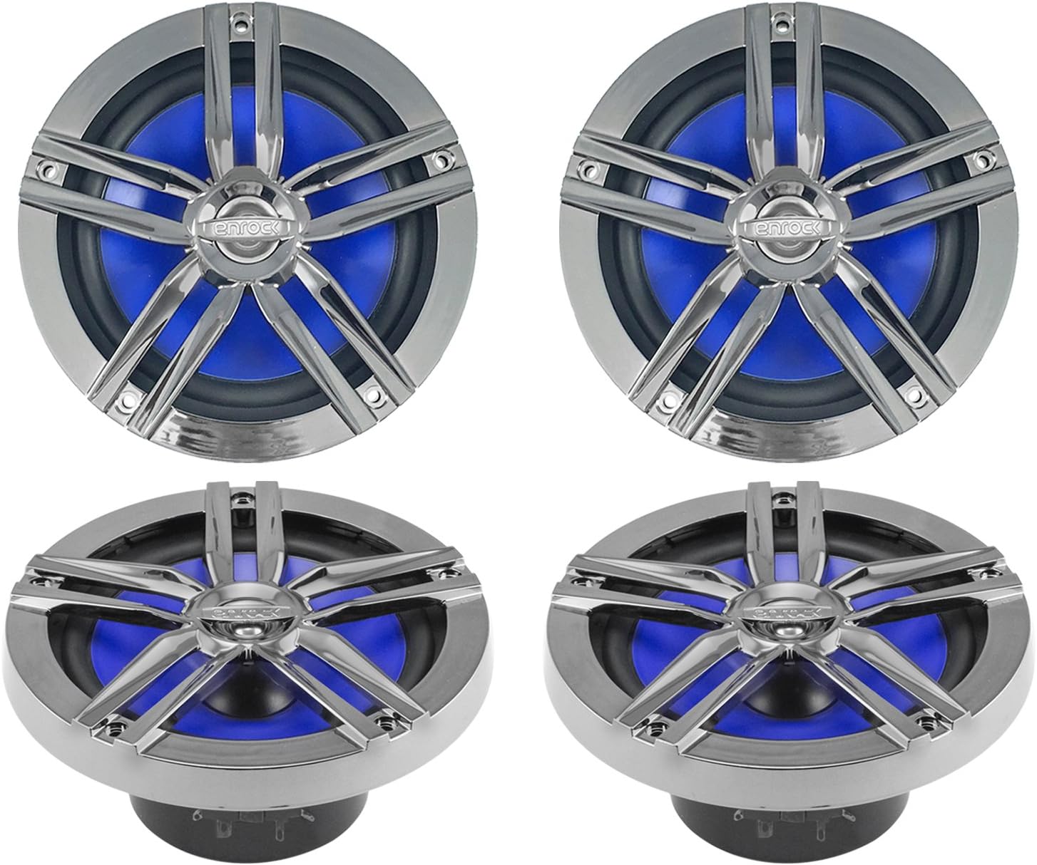 4 Enrock Marine 2-Way 180-Watts High-Performance 6.5