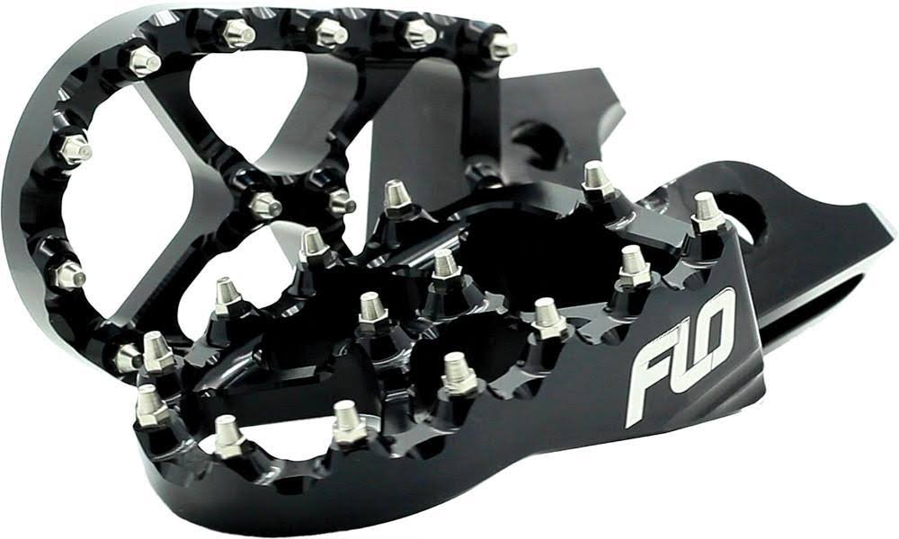 Flo Motorsports FPEG-792BLK Pro Series Foot Pegs Black