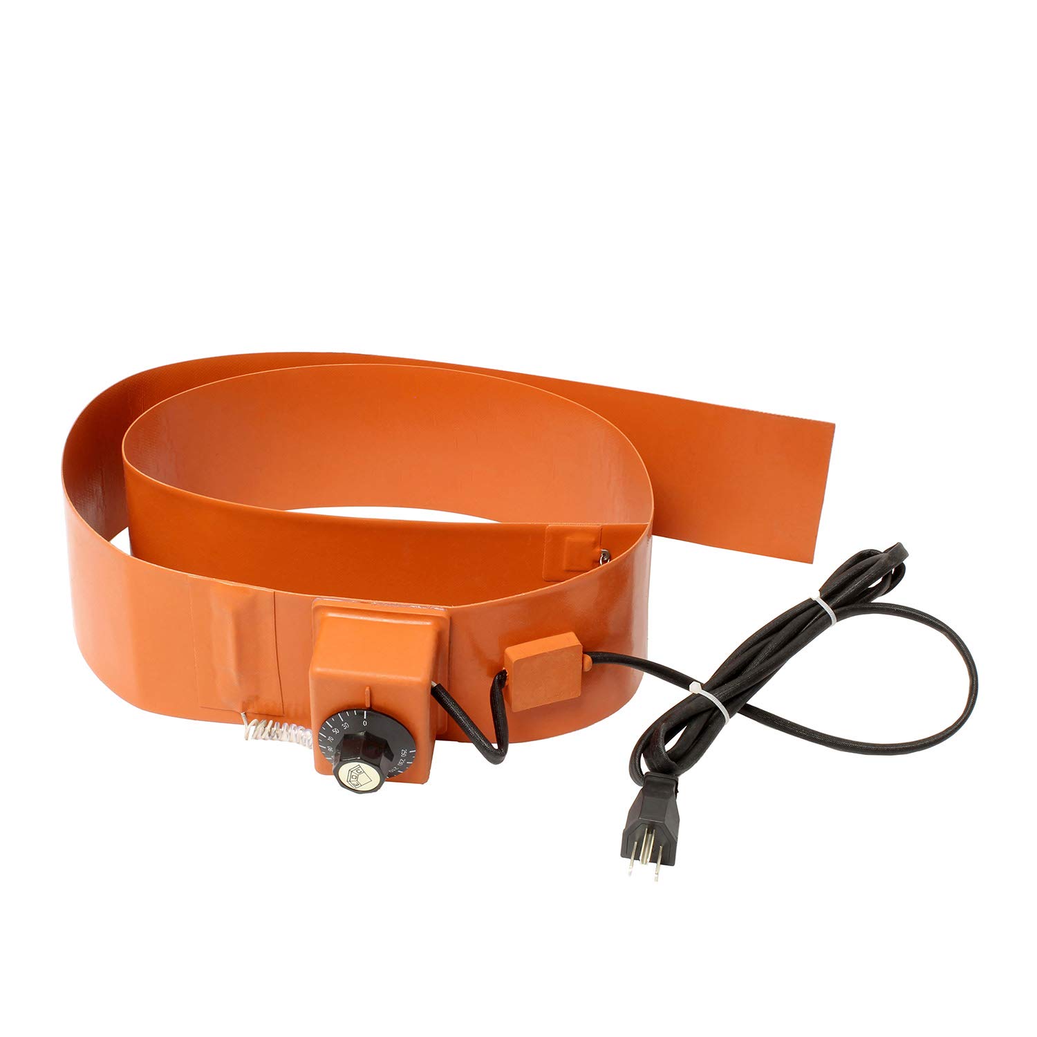 BISupply Silicone Heater Pad Drum Electric Heat Wrap Hot Heating Pad for 55 Gallon Barrel, 120V 1200 Watt – 4x70in Pack of 2