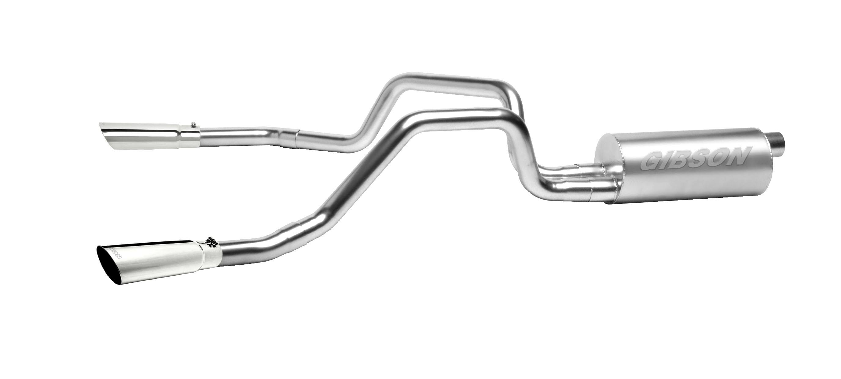 Gibson Performance 67400 Cat-Back Dual Split Exhaust System Stainless