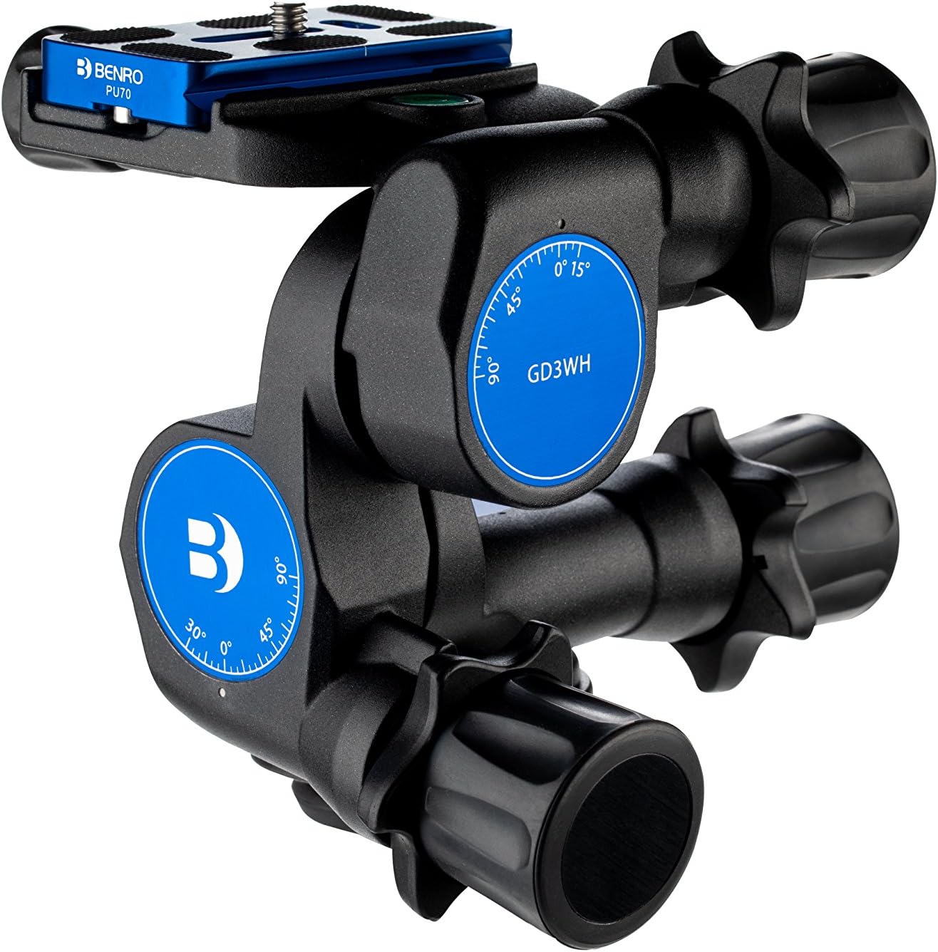 Benro 3-Way Geared Head (GD3WH), Black