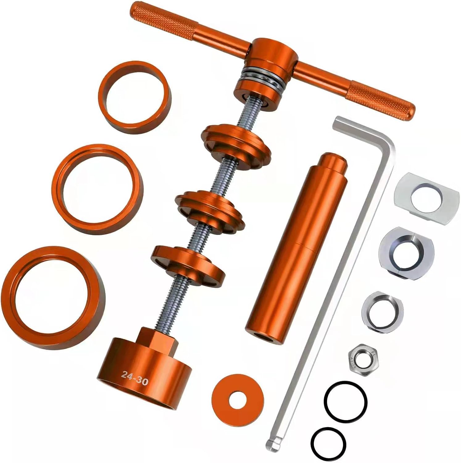 OugeWood Bicycle Bottom Bracket Install and Removal Tool Kit, Bearing Press Tool,Bike Bottom Bracket Remover,Suitable for BB86/BB30/BB91/BB92/PF30/92/386 and More