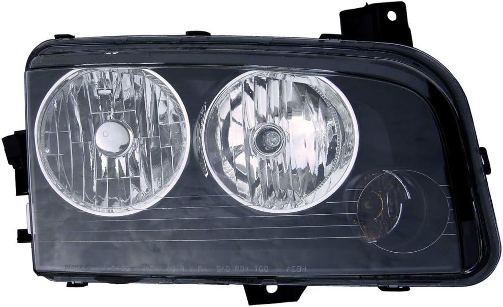 For Dodge Charger Headlight 2006-2010 Passenger Side CH2519132 Replaces 4806164AG