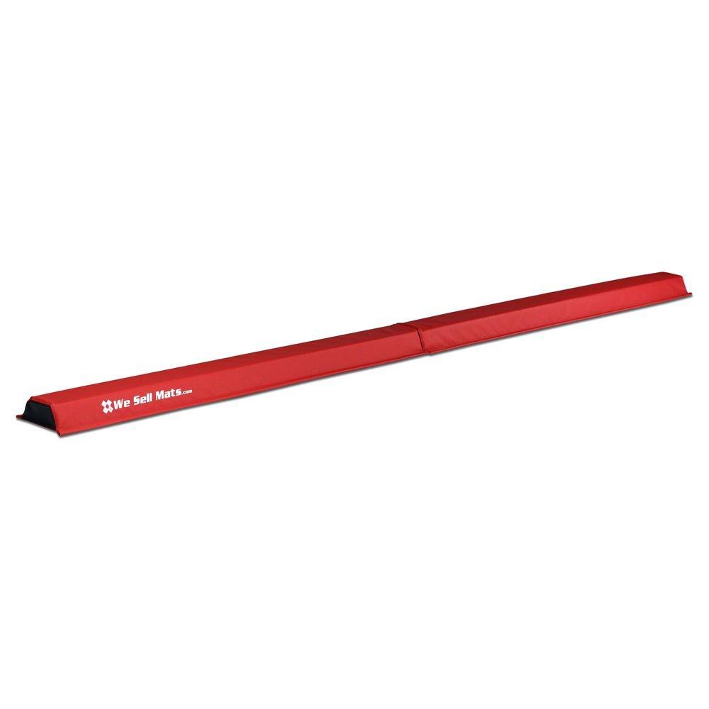 We Sell Mats Firm Folding Practice Foam Gymnastics Balance Beam Red 2.5