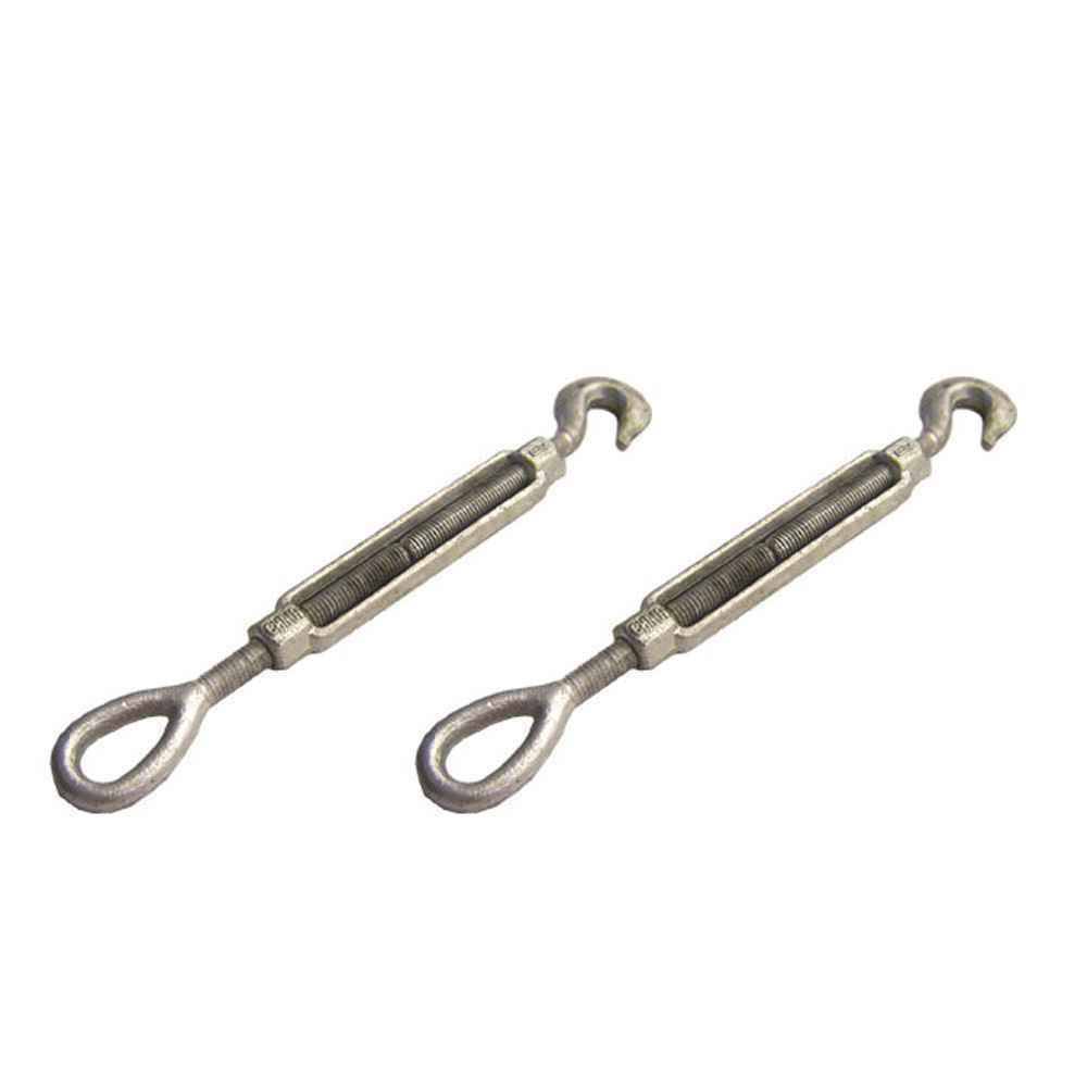 Galvanized Turnbuckle - Hook u0026 Eye - 5/8 inch x 6 inch - 2 Pack
