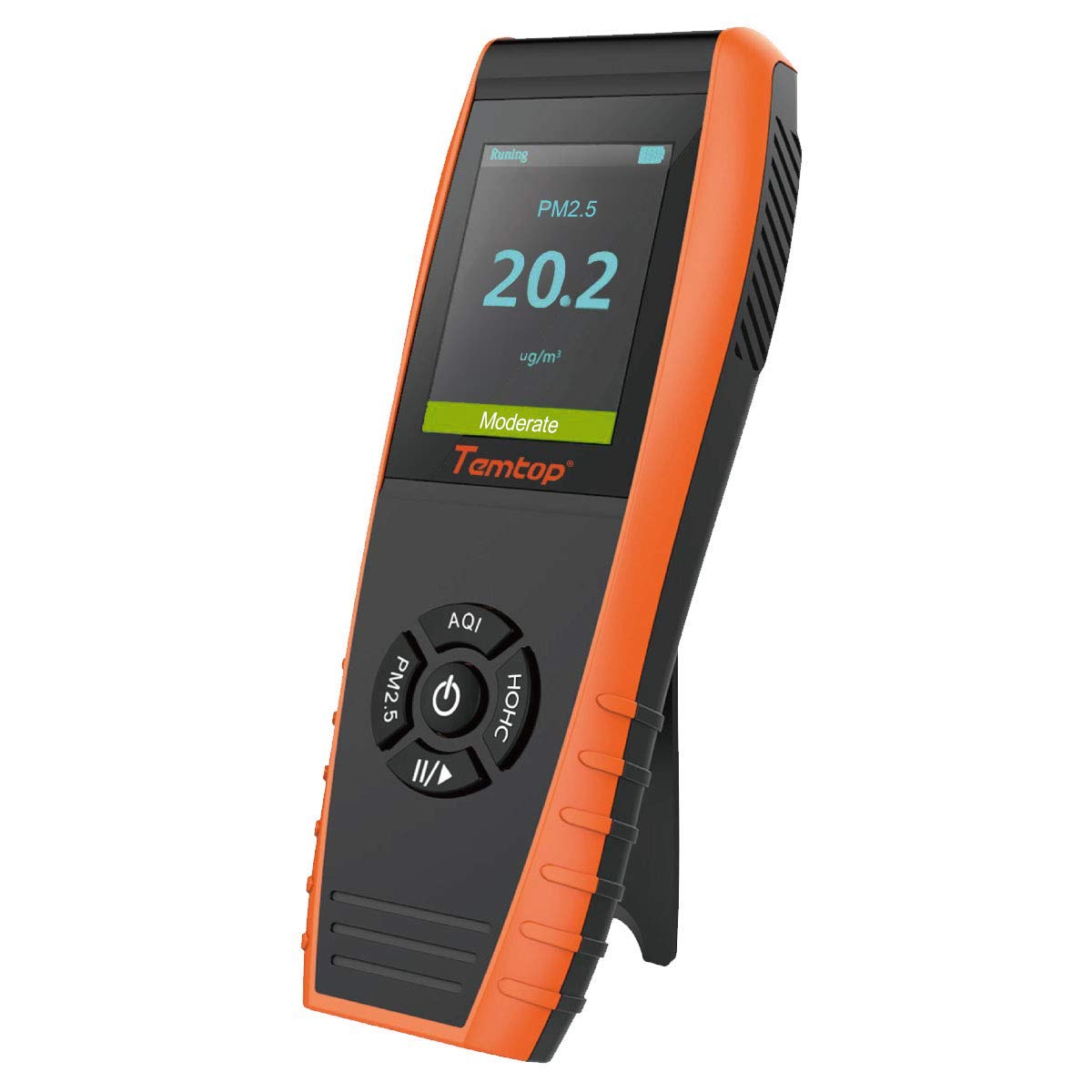 Temtop LKC-1000E Professional Formaldehyde Detector HCHO PM2.5 PM10 AQI Accurate Air Quality Monitor